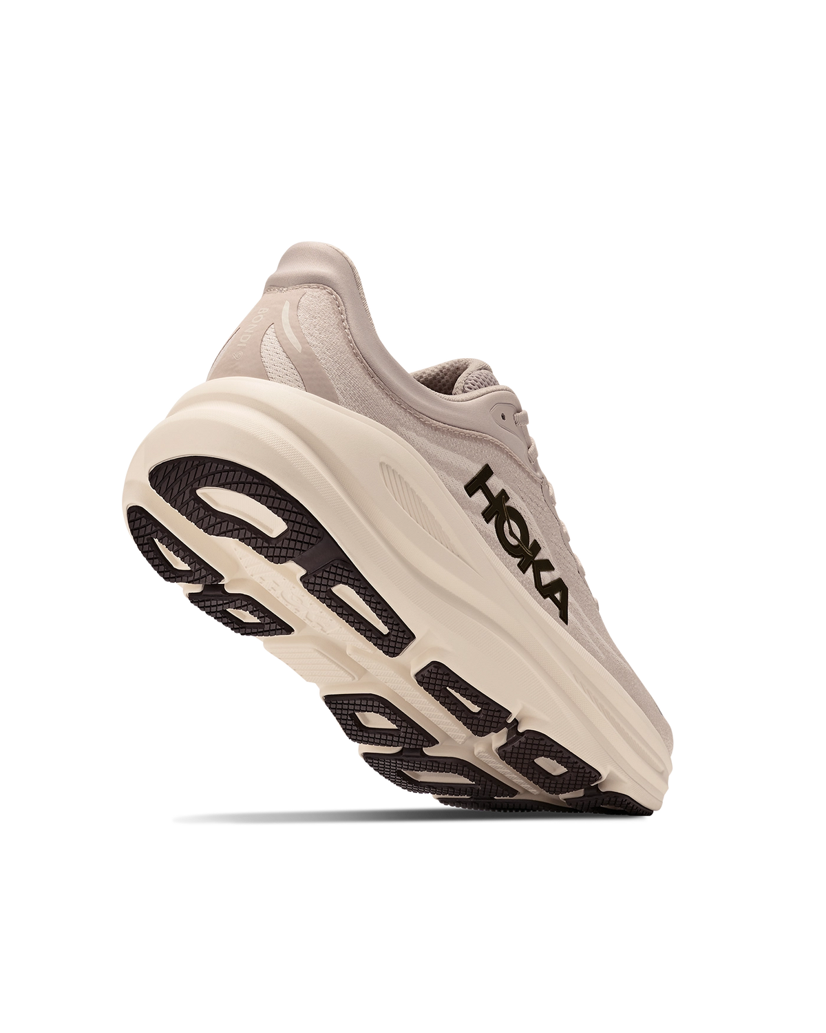Hoka Bondi 9 River Rock Grey / Alabaster Herre
