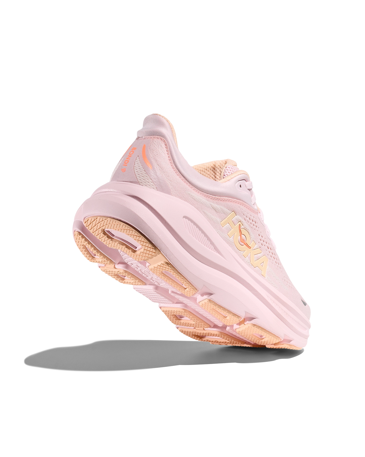 Hoka Bondi 9 Lilac Cream / Tangerine Glow Dame