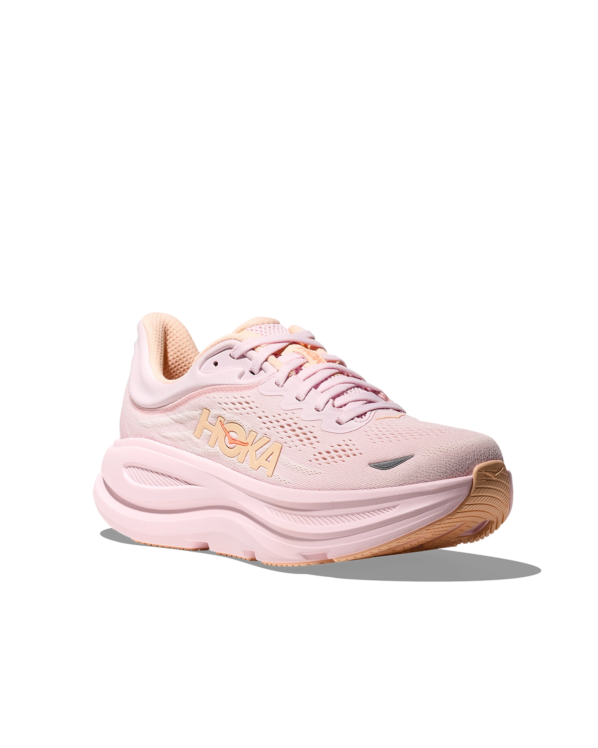 Hoka Bondi 9 Lilac Cream / Tangerine Glow Dame