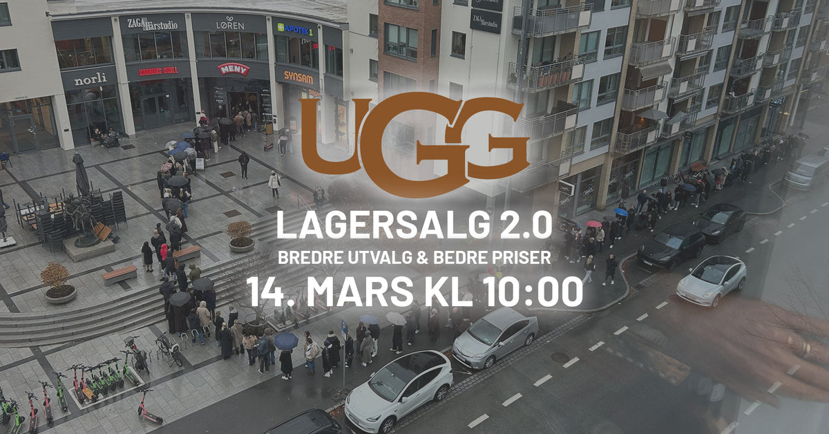 UGG Lagersalg på Løren Torg – Norges beste priser på UGG