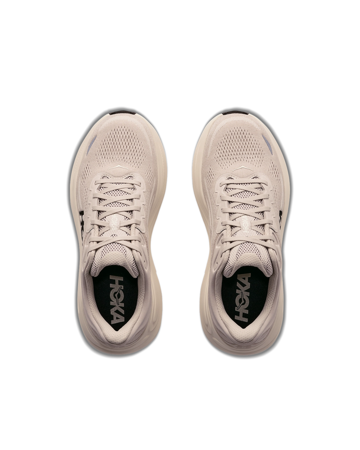 Hoka Bondi 9 River Rock Grey / Alabaster Herre