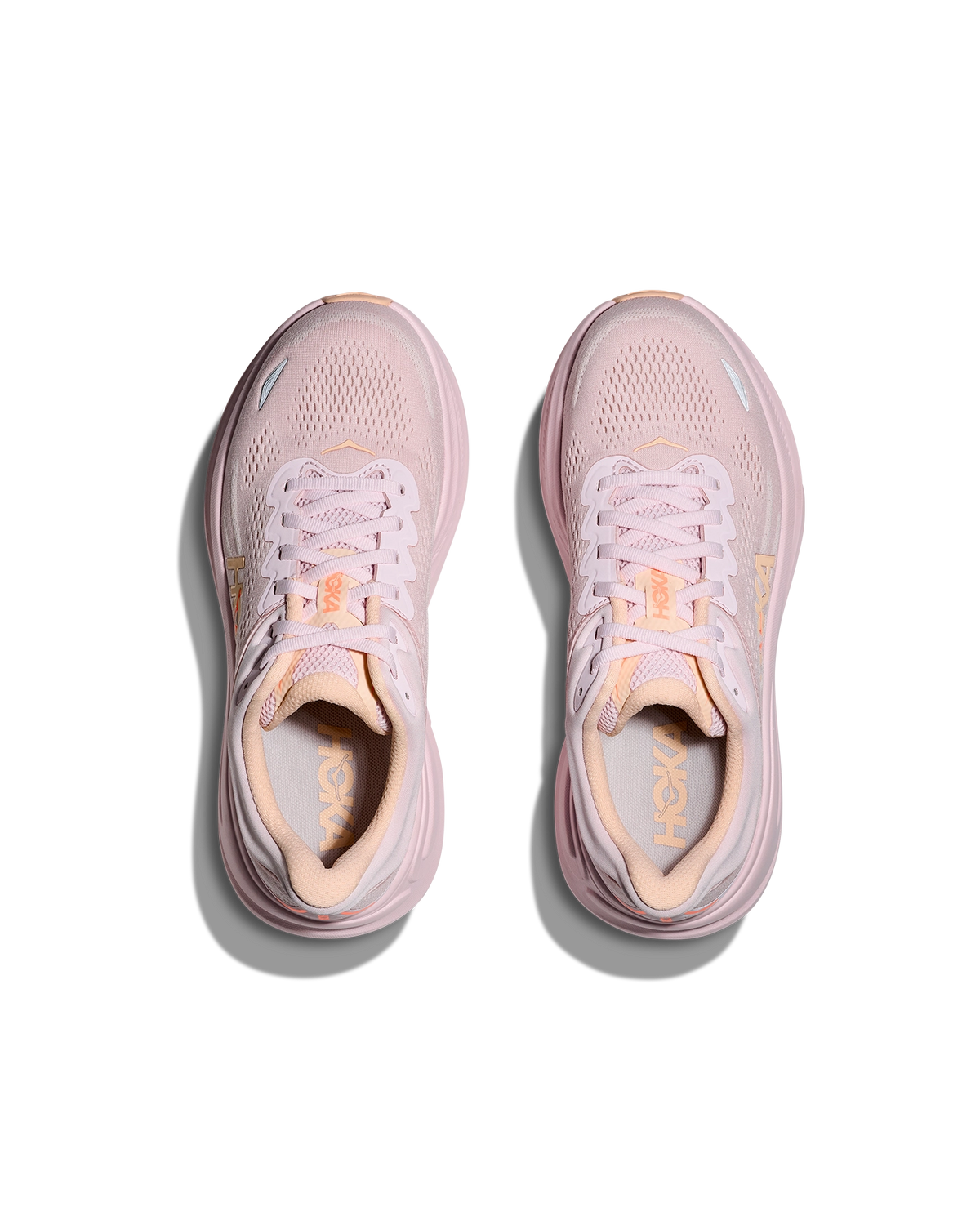 Hoka Bondi 9 Lilac Cream / Tangerine Glow Dame