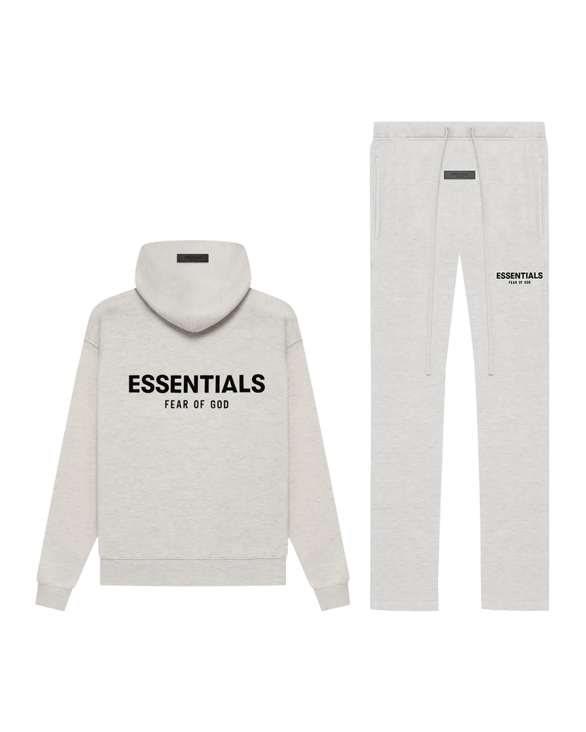 Fear of God Essentials sett Light Oatmeal: hoodie og relaxed sweatpants