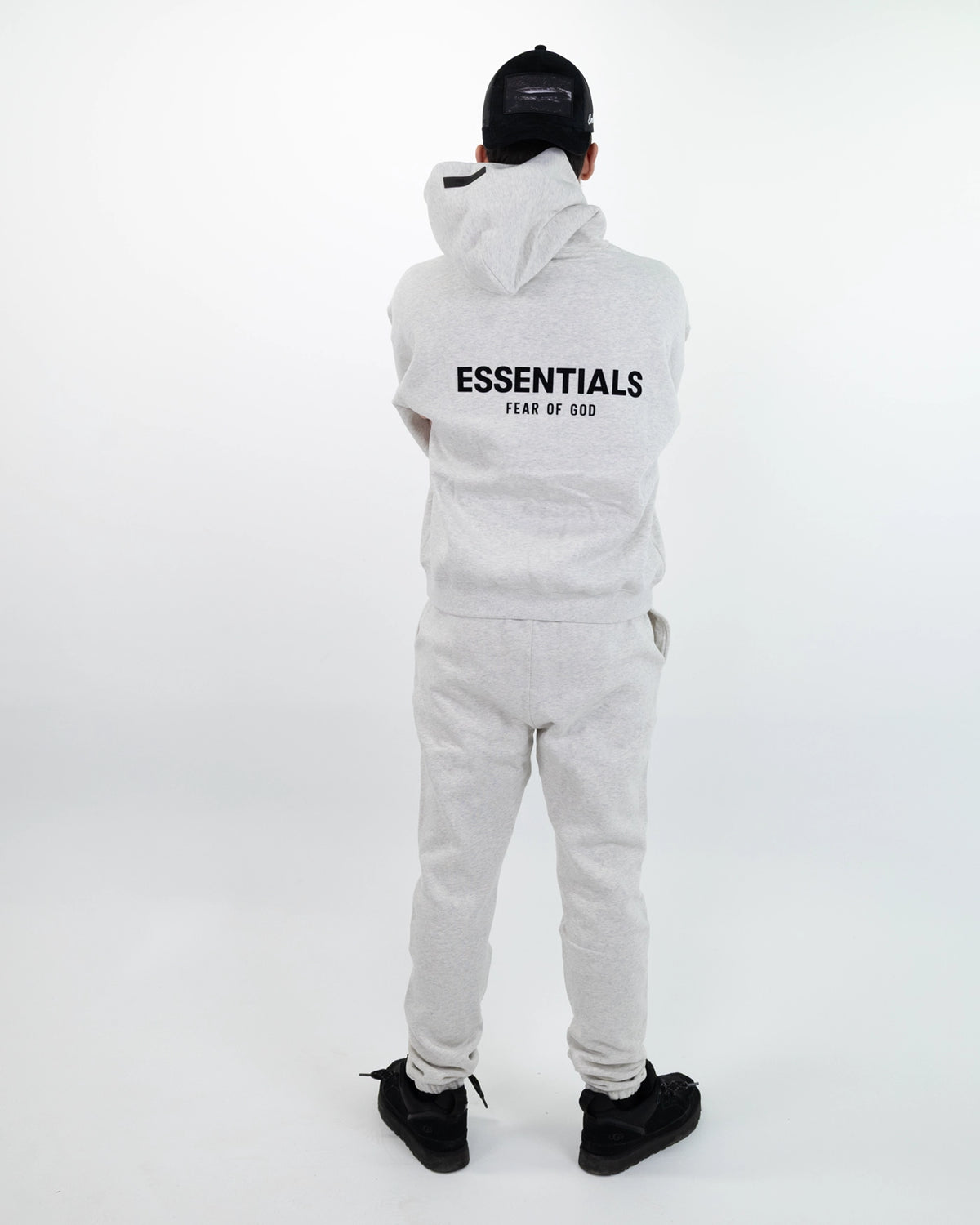 Fear Of God Essentials Hoodie Light Oat Meal