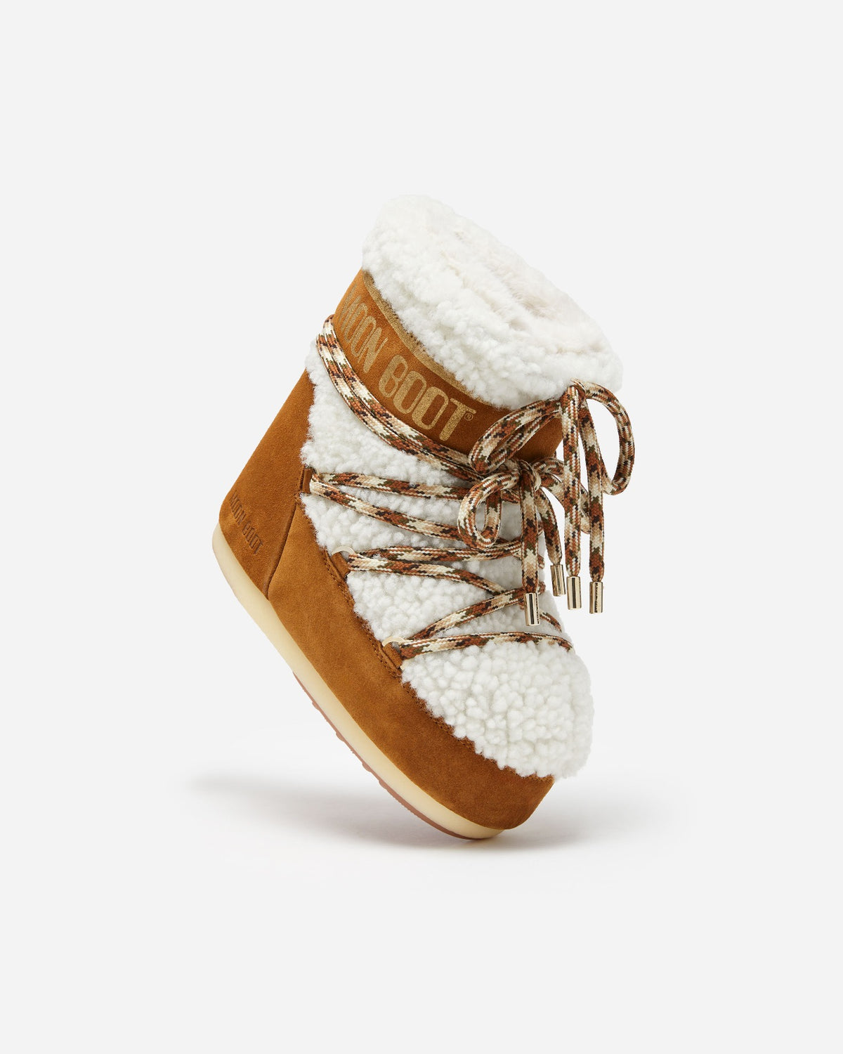 Moon Boot Icon Low Shearling Whisky / Off White