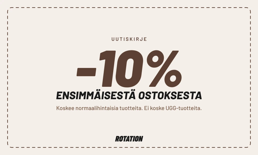 -10% ensimmäisestä ostoksesta